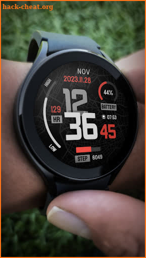 Minimal Digital Watch Face NY screenshot