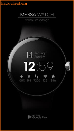 Minimal Digital Watch Face Pro screenshot