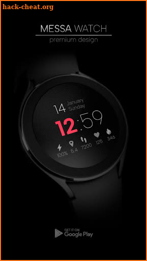 Minimal Digital Watch Face Pro screenshot