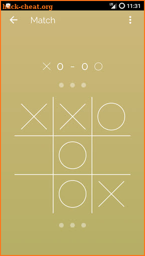 Minimal Tic Tac Toe screenshot