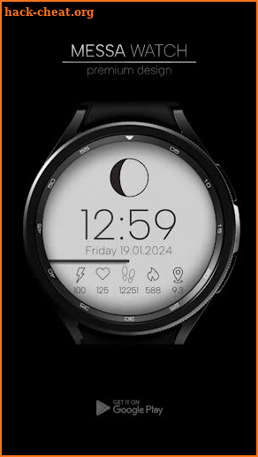 Minimal Watch Face Digital screenshot