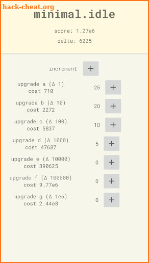 minimal.idle - Incremental Game screenshot