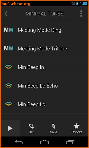 Minimalist Ringtones screenshot