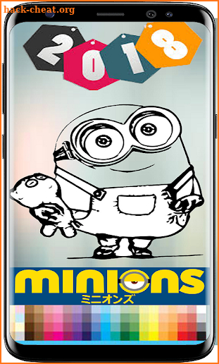 Minion of coloring book for fans screenshot