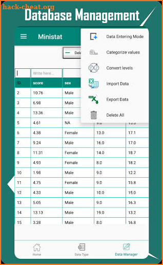 Ministat screenshot