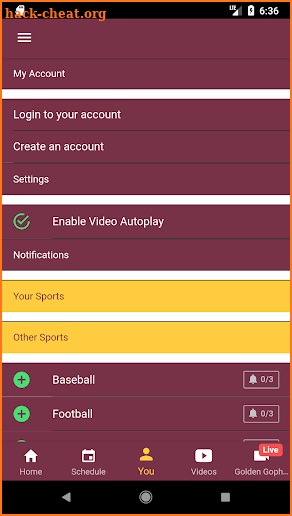 Minnesota Gophers Official App screenshot