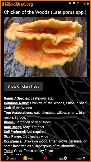 Minnesota Mushroom Forager Map Morels Chanterelles screenshot