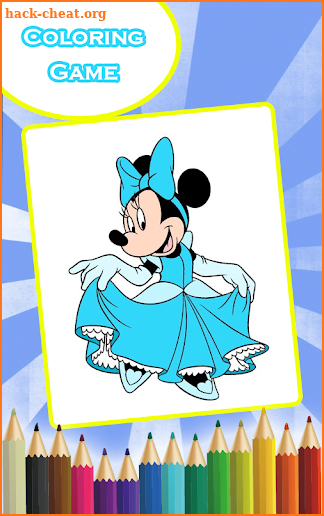 Minnie Mouse Coloring Game screenshot