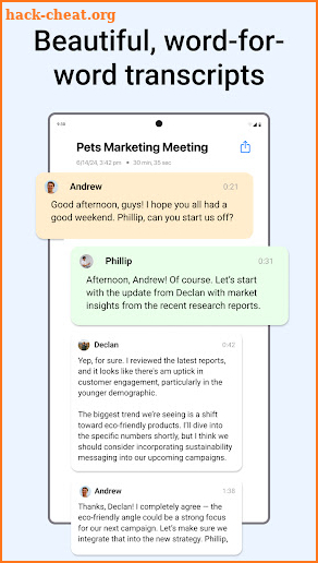 Minutes: AI Meeting Note Taker screenshot