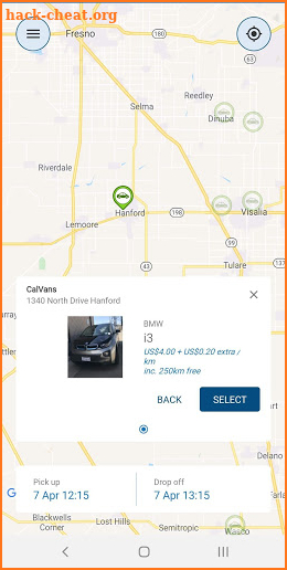 Miocar - the central valley's carshare screenshot