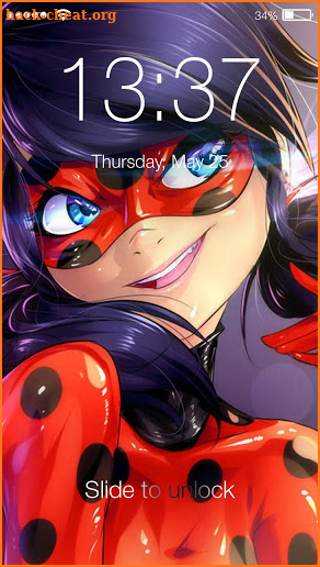 Miraculous Ladybug ART PIN Security Wallpaper screenshot