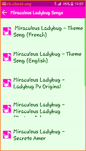 Miraculous Ladybug New songs screenshot