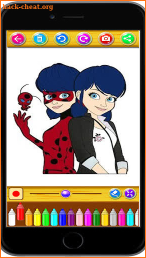 Miraculous Princess Ladybug:Coloring Book For Kids screenshot