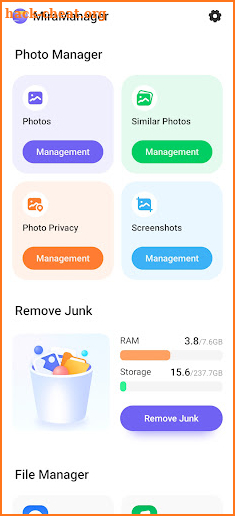 MiraManager - File Manager screenshot