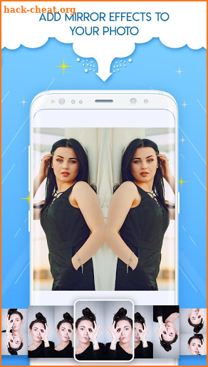 Mirror Photo Editor - Twinning yourself screenshot