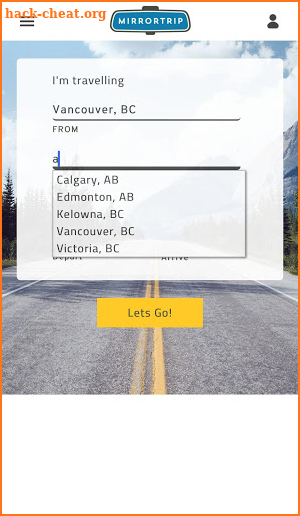 MirrorTrip screenshot