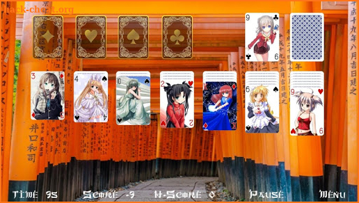 Miss Hentai Solitaire screenshot