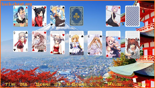 Miss Hentai Solitaire screenshot