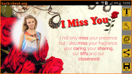 Miss You Photo Frames screenshot