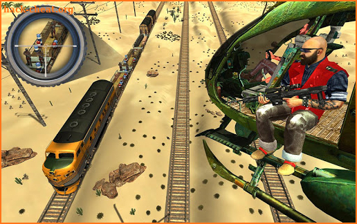 Mission Counter Attack Train Robbery Shooting Game screenshot