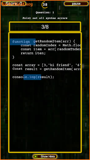 Mission Decode Coding Game screenshot