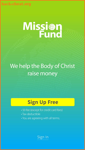 MissionFund screenshot