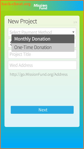 MissionFund screenshot