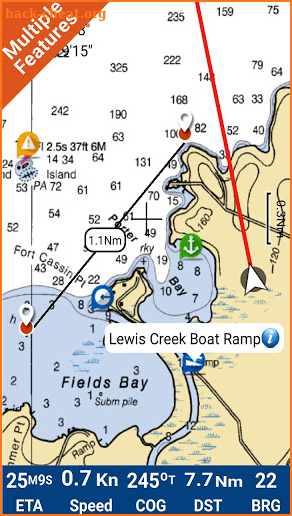 Mississipi River Map Navigator screenshot