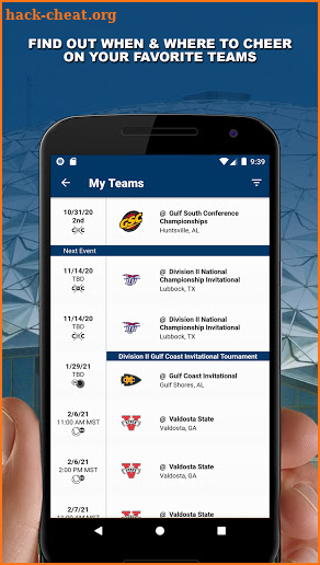 Mississippi College Athletics screenshot