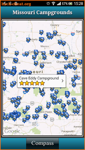 Missouri Campgrounds screenshot