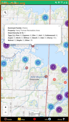 Missouri Mushroom Forager Map Morels Chanterelles screenshot