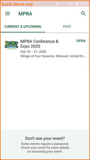 Missouri Park & Rec Assoc. screenshot