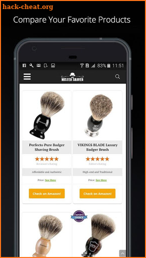 Mister Shaver -  Men's Shaving Products Reviewed screenshot