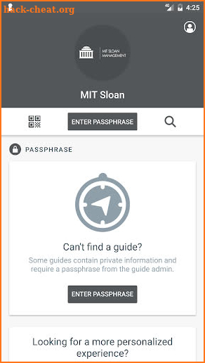 MIT Sloan Events screenshot