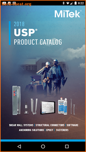 MiTek USP Product Catalog screenshot