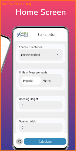 Miter Angle: Angle Calculator screenshot