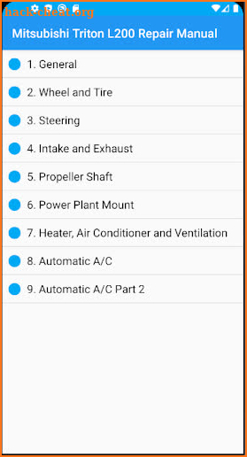 Mitsubishi Triton - Repair Manual 1996 - 2006 screenshot