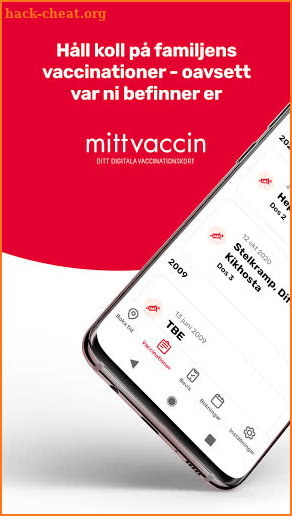 MittVaccin screenshot