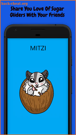 Mitzi Sugar Glider Stickers screenshot