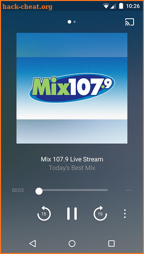 Mix 107.9 screenshot