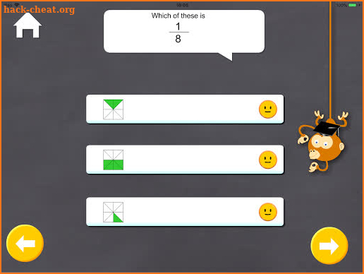 Mixed Math quiz screenshot