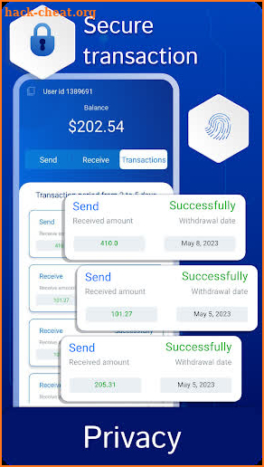 Mixer Wallet screenshot