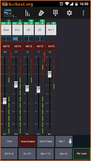 Mixing Station Qu Pro screenshot