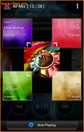 MIXTRAX App screenshot