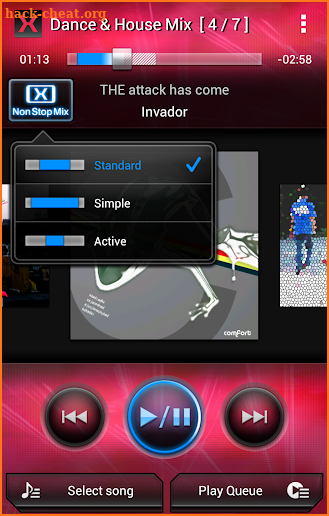 MIXTRAX App screenshot