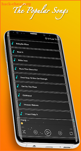 MJ Songs and Lyrics screenshot