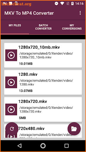 MKV To MP4 Converter screenshot