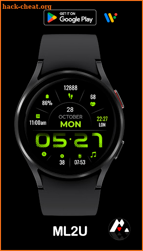 ML2U 127 Watch Face screenshot