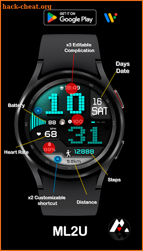 ML2U 149 Watch Face screenshot