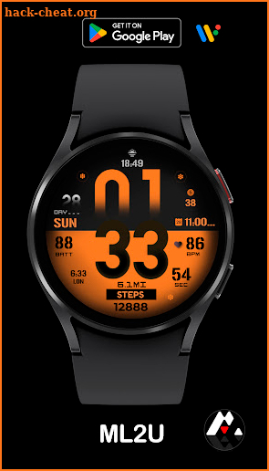 ML2U 152 Watch Face screenshot